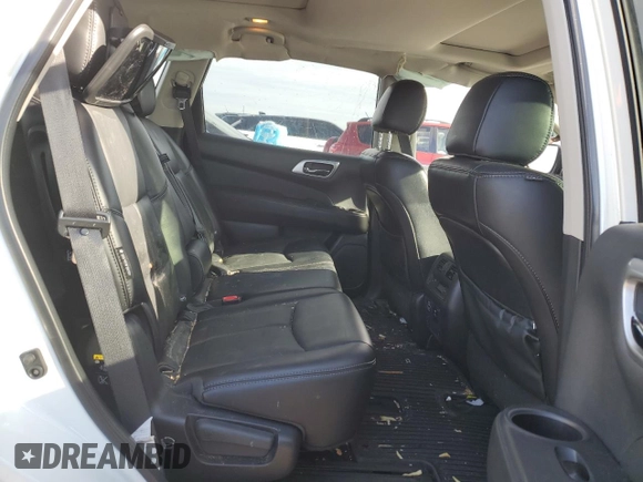 2018 Nissan Pathfinder SL z VIN 5N1DR2MM8JC664252, wystawiony jako Copart lot #47145385 z przebiegiem 62 508 mil mil oraz Szkoda całkowita • Salvage title. Historia ofert i sprzedaży dostępna na DreamBid. Obrazek 11.
