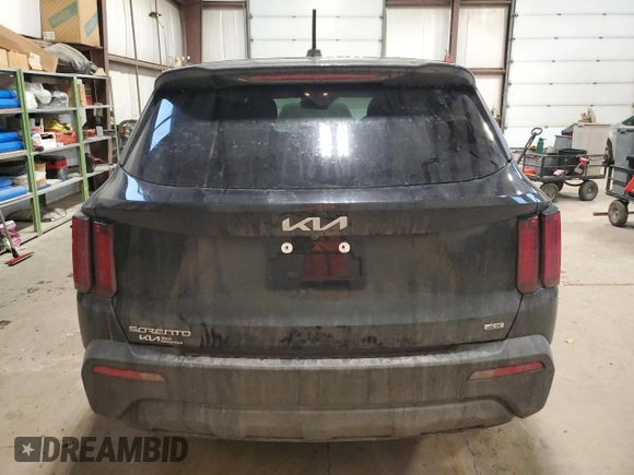 2023 Kia Sorento LX with VIN 5XYRGDLC9PG188022, listed as a Copart auction lot 86303214 with 39,071 mi miles and Salvage Title. Bid and sale history available at carsss.com. Image 6.