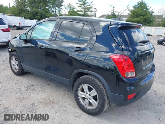 2020 Chevrolet Trax LS with VIN KL7CJKSB7LB061579, listed as a IAAI auction lot 42196726 with 47,583 mi miles and . Bid and sale history available at DreamBid. Image 3.