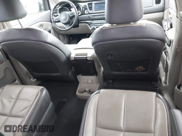 2015 Kia Sedona EX with VIN KNDMC5C10F6081596, listed as a IAAI auction lot 41508912 with 120,845 mi miles. Bid and sale history available at carsss.com. Image 8.