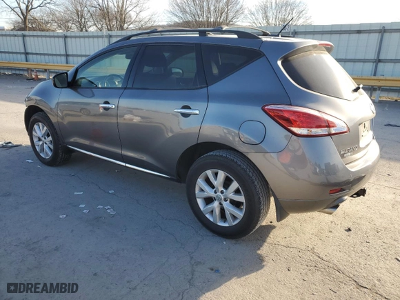2013 Nissan Murano SV with VIN JN8AZ1MU6DW205732, listed as a Copart auction lot 41968815 with 72,168 mi miles and Salvage Title. Bid and sale history available at carsss.com. Image 2.