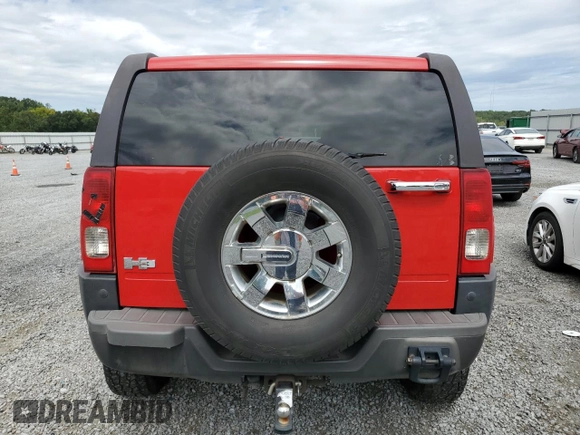 2006 Hummer H3 with VIN 5GTDN136068260233, listed as a Copart auction lot 70029684 with 252,222 mi miles and Salvage Title. Bid and sale history available at carsss.com. Image 6.