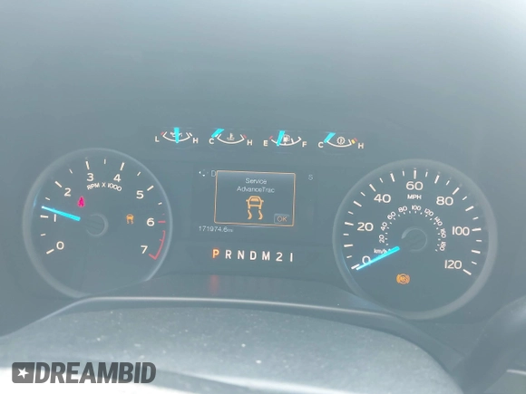 2015 Ford F-150 XL with VIN 1FTEX1CP1FKF12847, listed as a IAAI auction lot 42485799 with 171,974 mi miles and . Bid and sale history available at DreamBid. Image 7.