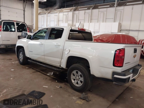 2019 Chevrolet Colorado 2WD Work Truck with VIN 1GCGSBEN6K1349332, listed as a IAAI auction lot 41900272 with 68,657 mi miles and . Bid and sale history available at DreamBid. Image 3.