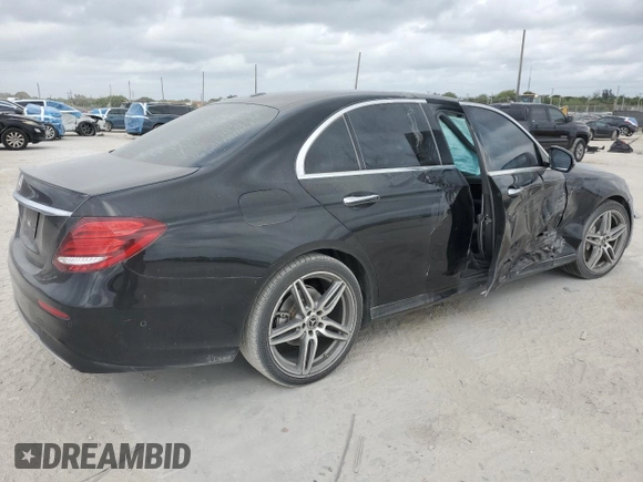 2019 Mercedes-Benz E 300 with VIN WDDZF4JB8KA515070, listed as a Copart auction lot 46981995 with 108,608 mi miles and Salvage Title. Bid and sale history available at DreamBid. Image 3.