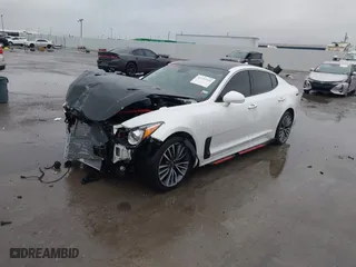 2019 Kia Stinger with VIN KNAE15LA8K6053577, listed as a IAAI auction lot 41192366 with 70,221 mi miles. Bid and sale history available at carsss.com. Image 17.