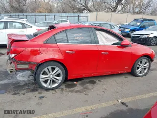 2013 Chevrolet Cruze LTZ with VIN 1G1PG5SB3D7281495, listed as a IAAI auction lot 41340087 with 1 mi miles. Bid and sale history available at carsss.com. Image 12.