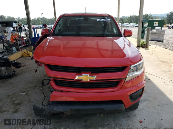 2019 Chevrolet Colorado 2WD Work Truck z VIN 1GCGSBEN1K1352591, wystawiony jako Copart lot #55156865 z przebiegiem 77 742 mil mil oraz Szkoda całkowita • Salvage title. Historia ofert i sprzedaży dostępna na DreamBid. Obrazek 5.