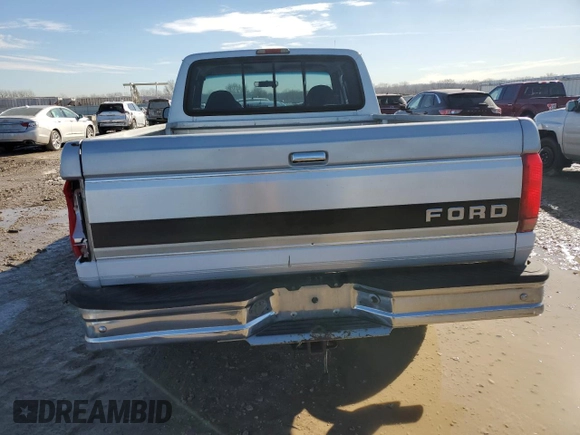1996 Ford F-150 with VIN 1FTEX14H2TKA44467, listed as a Copart auction lot 46775655 with 161,179 mi miles and Salvage Title. Bid and sale history available at carsss.com. Image 6.
