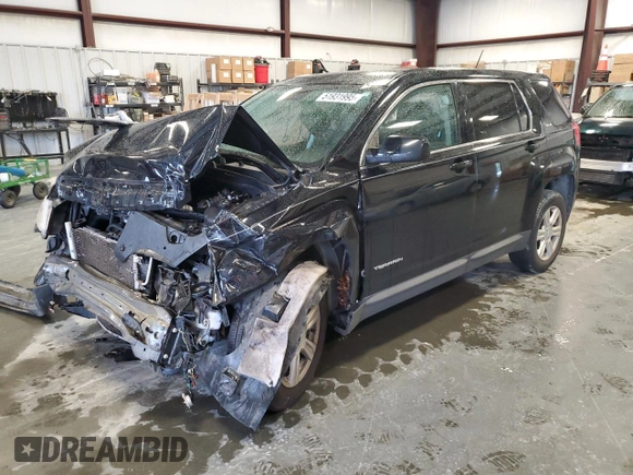 2015 GMC Terrain SLE with VIN 2GKALMEKXF6174613, listed as a Copart auction lot 51931995 with Not provided miles and Salvage title. Bid and sale history available at DreamBid. Image 1.