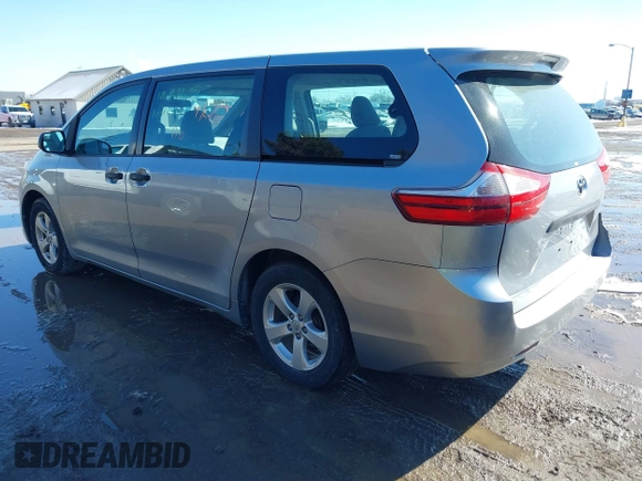 2017 Toyota Sienna L with VIN 5TDZZ3DC2HS823864, listed as a IAAI auction lot 41640613 with 194,318 mi miles and . Bid and sale history available at DreamBid. Image 3.