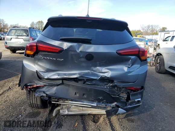 2020 Buick Encore GX Essence with VIN KL4MMGSL8LB119620, listed as a Copart auction lot 84553714 with 13,465 mi miles and Salvage title. Bid and sale history available at DreamBid. Image 6.