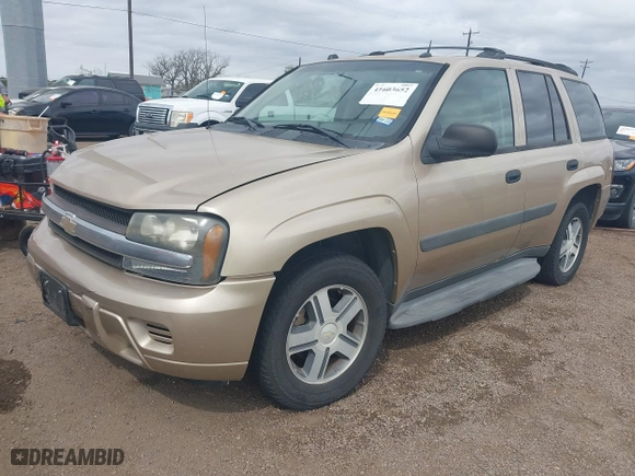 2005 Chevrolet TrailBlazer LS with VIN 1GNDS13S352373017, listed as a IAAI auction lot 41603652 with 95,079 mi miles. Bid and sale history available at carsss.com. Image 17.