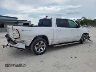 2023 Ram 1500 Big Horn with VIN 1C6RRFFG1PN526064, listed as a Copart auction lot 59071885 with 24,440 mi miles and Non repairable. Bid and sale history available at DreamBid. Image 3.