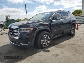 2022 GMC Acadia SLE z VIN 1GKKNKL47NZ107428, wystawiony jako Copart lot #54198955 z przebiegiem 55 075 mil mil oraz Szkoda całkowita • Salvage title. Historia ofert i sprzedaży dostępna na DreamBid. Obrazek 1.