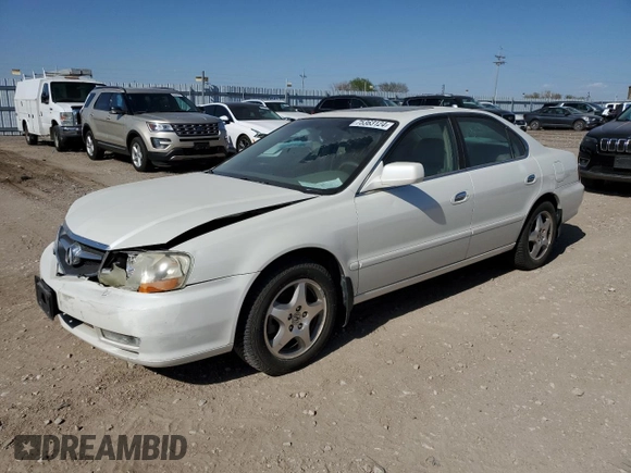 2003 Acura TL w/Navigation System with VIN 19UUA56733A052660, listed as a Copart auction lot 75363124 with 227,421 mi miles and Clean Title. Bid and sale history available at carsss.com. Image 1.