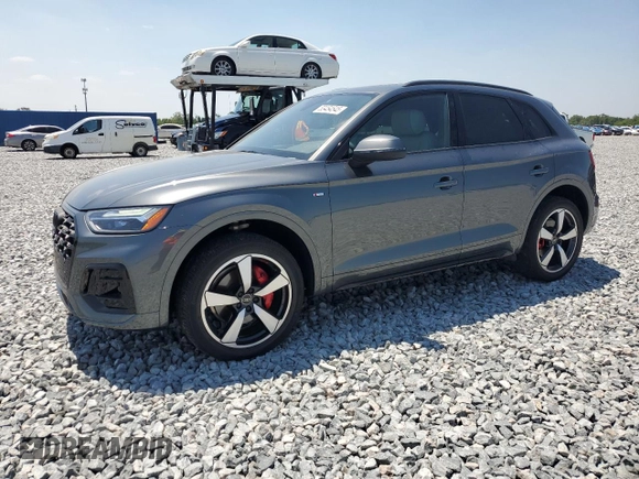 2024 Audi Q5 S line Premium Plus with VIN WA1EAAFY4R2015571, listed as a Copart auction lot 53454545 with 17,135 mi miles and Salvage Title. Bid and sale history available at carsss.com. Image 1.