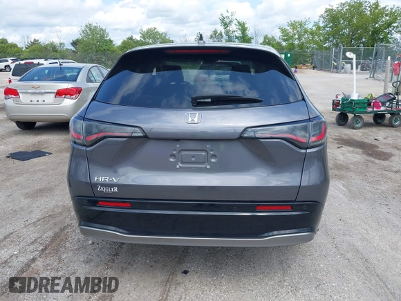 2023 Honda HR-V EX-L with VIN 3CZRZ1H77PM724631, listed as a IAAI auction lot 42453591 with 28,758 mi miles and . Bid and sale history available at DreamBid. Image 16.