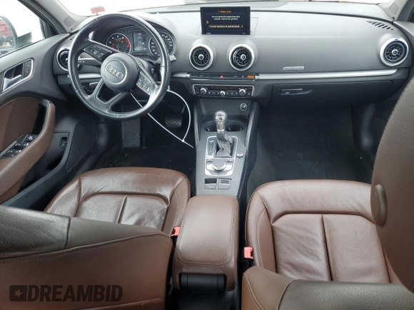 2017 Audi A3 Sedan Premium with VIN WAUB8GFF5H1027798, listed as a Copart auction lot 62002954 with 118,892 mi miles and Salvage Title. Bid and sale history available at carsss.com. Image 8.