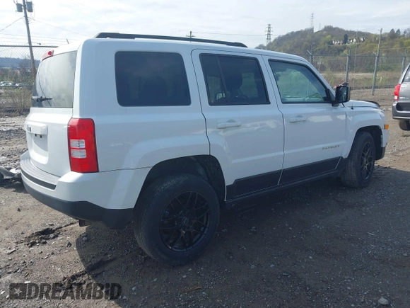 2017 Jeep Patriot 75th Anniversary with VIN 1C4NJRBB4HD138604, listed as a IAAI auction lot 41964927 with 96,035 mi miles and . Bid and sale history available at carsss.com. Image 4.