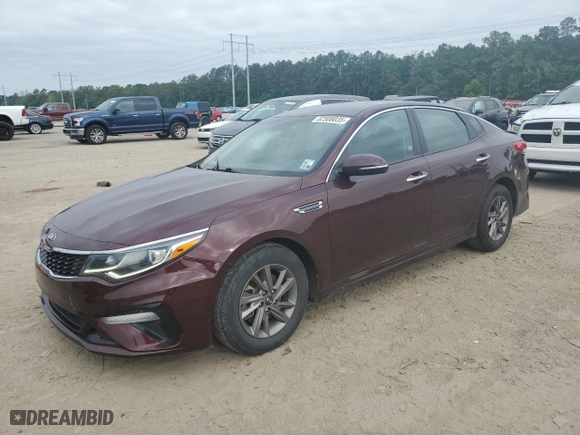 2020 Kia Optima SE with VIN 5XXGT4L34LG436761, listed as a Copart auction lot 52508035 with 153,873 mi miles and Salvage Title. Bid and sale history available at carsss.com. Image 1.