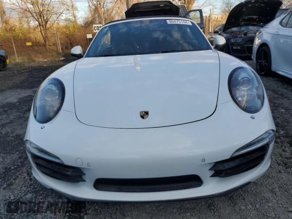 2015 Porsche 911 Carrera S with VIN WP0CB2A91FS155329, listed as a Copart auction lot 80475144 with 0 mi miles and Salvage Title. Bid and sale history available at carsss.com. Image 5.