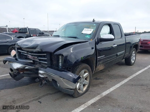 2013 GMC Sierra 1500 SLE with VIN 1GTR2VE79DZ273377, listed as a IAAI auction lot 41620786 with 154,563 mi miles. Bid and sale history available at carsss.com. Image 2.