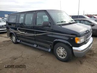 1999 Ford Econoline Cargo with VIN 1FDRE14W6XHA56562, listed as a Copart auction lot 75185804 with 153,673 mi miles and Clean Title. Bid and sale history available at carsss.com. Image 4.
