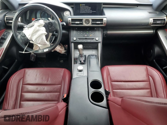 2015 Lexus IS 250 with VIN JTHBF1D23F5081109, listed as a Copart auction lot 55592485 with 164,107 mi miles and Salvage title. Bid and sale history available at DreamBid. Image 8.