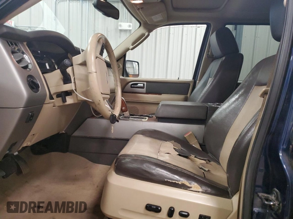 2008 Ford Expedition EL Eddie Bauer with VIN 1FMFK18528LA46090, listed as a Copart auction lot 86329694 with 188,208 mi miles and Clean Title. Bid and sale history available at carsss.com. Image 7.