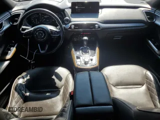 2021 Mazda CX-9 Signature with VIN JM3TCBEY6M0508470, listed as a Copart auction lot 58946505 with 36,130 mi miles and Salvage title. Bid and sale history available at DreamBid. Image 8.