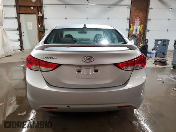 2012 Hyundai Elantra Limited with VIN KMHDH4AEXCU467706, listed as a Copart auction lot 57564845 with 112,065 mi miles and Salvage title. Bid and sale history available at DreamBid. Image 6.