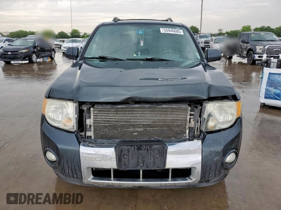 2009 Ford Escape Limited with VIN 1FMCU04G79KC12092, listed as a Copart auction lot 55946685 with 188,959 mi miles and Salvage title. Bid and sale history available at DreamBid. Image 5.
