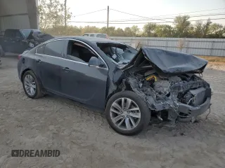 2017 Buick Regal Premium II with VIN 2G4GR5GX1H9136414, listed as a Copart auction lot 76053104 with 125,291 mi miles and Salvage Title. Bid and sale history available at carsss.com. Image 4.