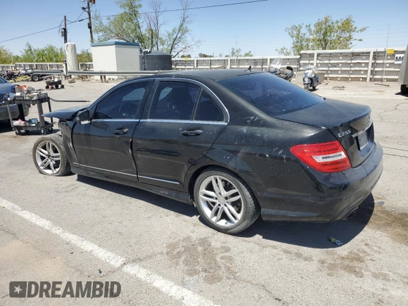 2014 Mercedes-Benz C 250 Sport with VIN WDDGF4HB7EA963401, listed as a Copart auction lot 54152815 with 155,264 mi miles and Salvage title. Bid and sale history available at DreamBid. Image 2.