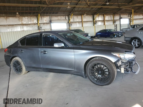 2016 Infiniti Q50 2.0t Premium with VIN JN1CV7AP3GM201982, listed as a Copart auction lot 75443484 with 79,658 mi miles and Clean Title. Bid and sale history available at carsss.com. Image 4.