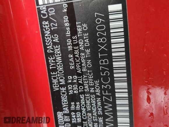 2011 MINI Clubman z VIN WMWZF3C57BTX82097, wystawiony jako Copart lot #45949695 z przebiegiem 75 652 mil mil oraz Czysty tytuł • Clean title. Historia ofert i sprzedaży dostępna na DreamBid. Obrazek 12.