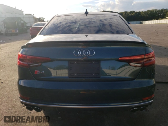 2018 Audi S4 Premium Plus with VIN WAUB4AF41JA003754, listed as a Copart auction lot 71143663 with 34,280 mi miles. Bid and sale history available at carsss.com. Image 6.