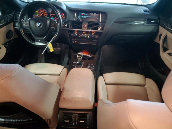 2015 BMW X4 xDrive35i with VIN 5UXXW5C51F0E88340, listed as a Copart auction lot 41765245 with 140,510 mi miles and Clean title. Bid and sale history available at DreamBid. Image 8.