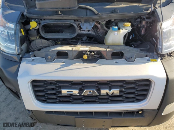 2021 Ram ProMaster Cargo Van with VIN 3C6MRVJG4ME556509, listed as a Copart auction lot 53407545 with 81,768 mi miles and Clean Title. Bid and sale history available at carsss.com. Image 12.