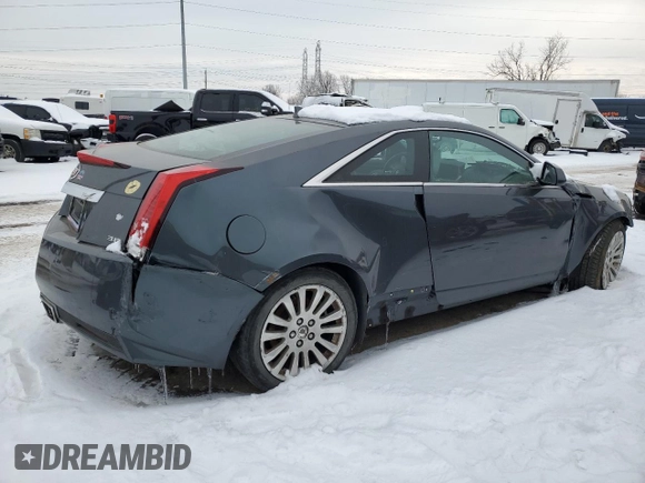 2011 Cadillac CTS Premium with VIN 1G6DP1ED2B0120693, listed as a Copart auction lot 44997845 with 129,052 mi miles and Clean title. Bid and sale history available at DreamBid. Image 3.