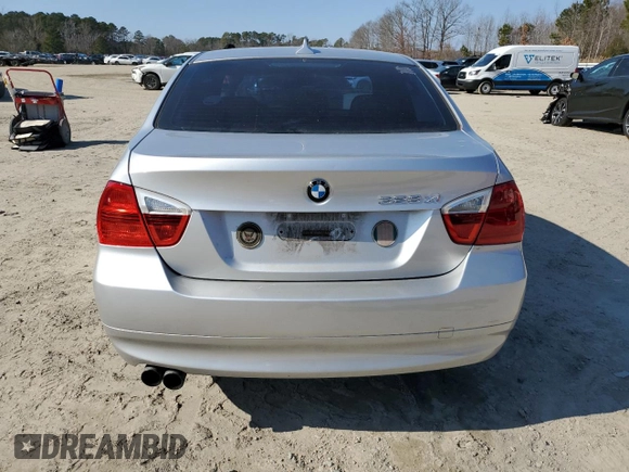 2008 BMW 3 Series 328xi with VIN WBAVC73578KX90648, listed as a Copart auction lot 43928165 with 170,673 mi miles and Clean Title. Bid and sale history available at carsss.com. Image 6.