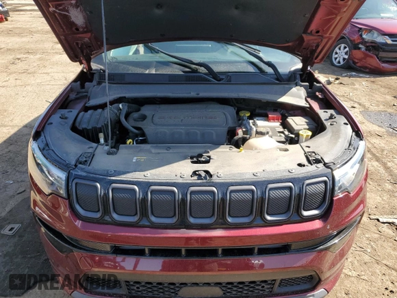 2022 Jeep Compass High Altitude with VIN 3C4NJDCB4NT170542, listed as a Copart auction lot 51275985 with 39,746 mi miles and Salvage Title. Bid and sale history available at DreamBid. Image 14.
