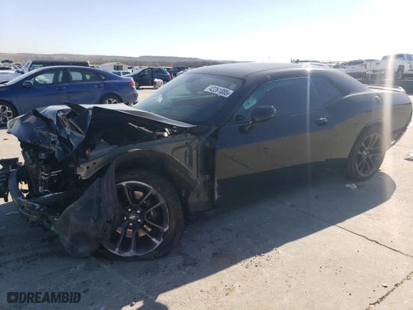 2023 Dodge Challenger R/T Scat Pack with VIN 2C3CDZFJ5PH618205, listed as a Copart auction lot 42261085 with 16,197 mi miles and Salvage Title. Bid and sale history available at carsss.com. Image 1.