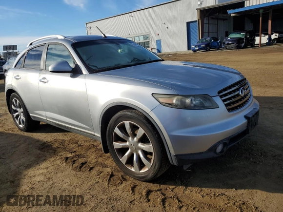 2005 Infiniti FX с VIN JNRAS08U55X100373, выставлен на аукционе Copart как лот 87104814 с пробегом 260 222 миль миль и Чистый • Clean title. История ставок и продаж доступна на DreamBid. Изображение 4.