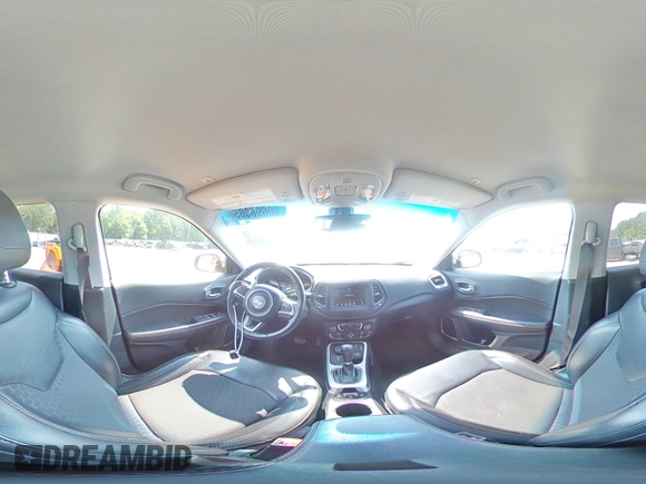 2019 Jeep Compass Latitude with VIN 3C4NJDBB3KT847058, listed as a Copart auction lot 60698065 with 90,687 mi miles and Salvage title. Bid and sale history available at DreamBid. Image 15.