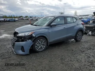 2021 Nissan Kicks SV with VIN 3N1CP5CV1ML544046, listed as a Copart auction lot 51936865 with 49,373 mi miles and Salvage Title. Bid and sale history available at DreamBid. Image 1.