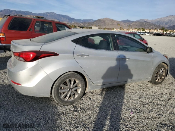 2015 Hyundai Elantra SE with VIN 5NPDH4AEXFH550314, listed as a Copart auction lot 42247985 with 159,663 mi miles and Salvage Title. Bid and sale history available at carsss.com. Image 3.