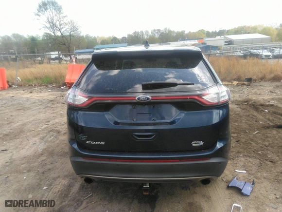 2017 Ford Edge SEL with VIN 2FMPK4J93HBC11518, listed as a IAAI auction lot 41963833 with 132,293 mi miles. Bid and sale history available at carsss.com. Image 16.