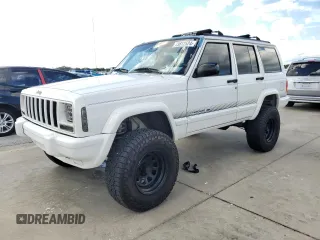 1998 Jeep Cherokee Sport with VIN 1J4FT68S7WL174028, listed as a Copart auction lot 73812524 with 0 mi miles and Salvage Title. Bid and sale history available at carsss.com. Image 1.